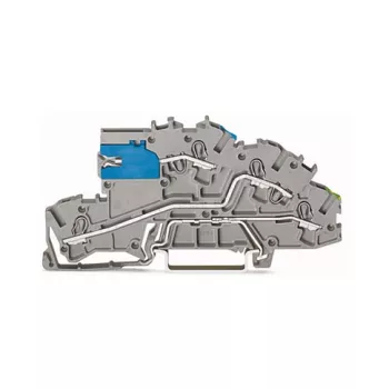 WAGO 2003-7641 TOPJOB® S 3-ledar-genomgångsplint, 2,5 mm², 400 V, grå