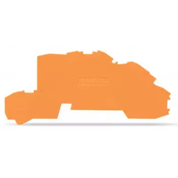 WAGO 2003-7692 separationsplatta för frånskiljningsplintar, orange, 0,8 mm tjocklek, 96 mm längd, 42,3 mm höjd, 2,45 g