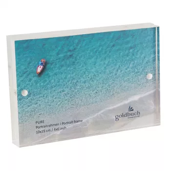 Goldbuch Pure akrylglas bildram 10x15 cm transparent stående