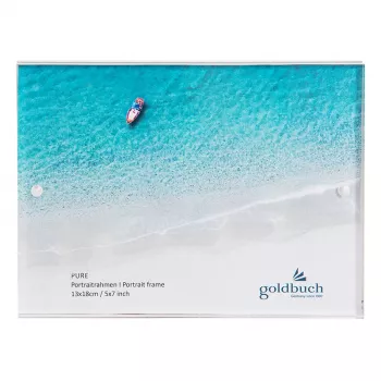 Goldbuch Pure akrylglas transparent enkelbildram 13 x 18 cm rektangulär 180 mm