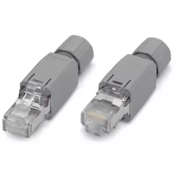 WAGO 750-975 RJ-45 systemkabelkontakt för WAGO I/O System 750, grå, IP20