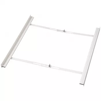 HAMA universellt stapelset för frontmatade tvättmaskiner och torktumlare, vit, 60 cm, utdragbar hylla, 10 kg lastkapacitet