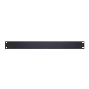 Adam Hall 87221 STL 19 inch 1U blindpanel i stål svart 1,5 mm