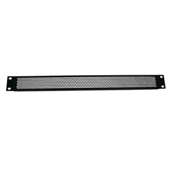 Adam Hall 87221 VR 19 inch 1U ventilationspanel med runda hål – svart