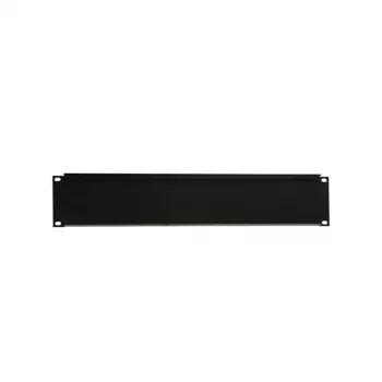 Adam Hall 19 inch rackblindpanel 2U svart stål 1,5 mm