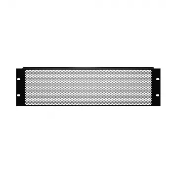 Adam Hall 87223VR 19 inch 3U stålrackpanel svart 1,5 mm