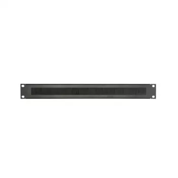 Adam Hall 19 inch 1U rackblindplatta med borstlist 87221BRUSH svart