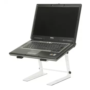 Adam Hall SLT001EW laptopstativ - vit - stål - 225 mm - 250 mm - 340 mm