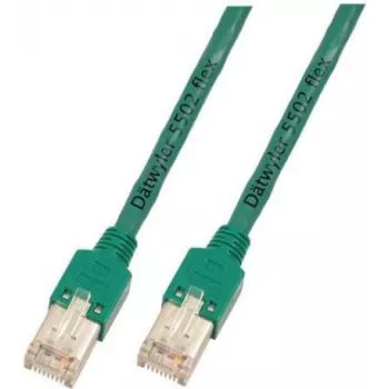 EFB Elektronik Hirose TM11 Daetwyler 5502 4p flex patchkabel RJ-45 hane till RJ-45 hane Cat.6 S/FTP LSZH grå 0,5 m