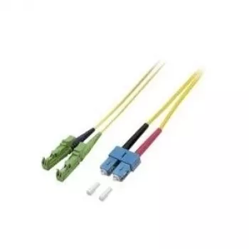 EFB Elektronik fiberpatchkabel E2000/APC till SC Singlemode OS2 9/125 µm 15 m gul