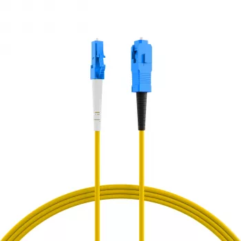 EFB-Elektronik Simplex fiberpatchkabel LC-SC G657.A2 0,5 m 2,0 mm gul 9/125 µm