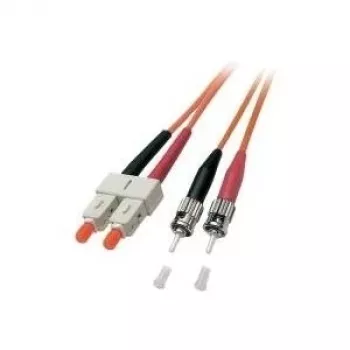 EFB Elektronik Duplex Jumper SC-ST 62,5/125 µm OM1 LSZH orange 3,0 mm 2 m