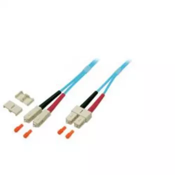 EFB Elektronik O7413.10 Duplex Jumper SC-SC 50/125 µm, 10 m, OM3, turkos