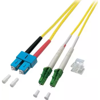 EFB-Elektronik Duplex Jumper LC/APC-SC 9/125 µ, OS2, LSZH, gul, 2,0 mm, 3 m