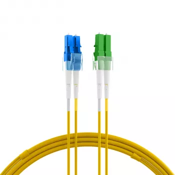 EFB Elektronik fiberpatchkabel LC/APC Singlemode OS2 20 m gul