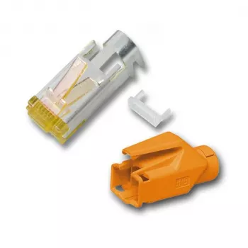 EFB RJ45 Hirose-kontakt STP TM31 orange Cat6A 100 st
