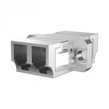 EFB Elektronik LC duplex multimode fiberoptisk koppling, metallhölje, keramisk ferrule, SC-panelurtag, 4-faldiga dammskydd