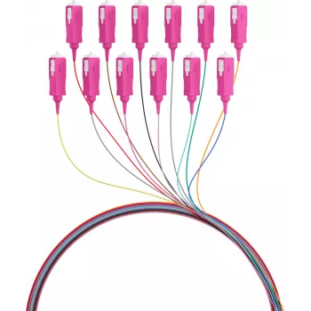 EFB Electronics fiberpigtail SC 50/125 OM4 12-färgsset 2 m - kabel-/adapterset - singelmode eller multimode