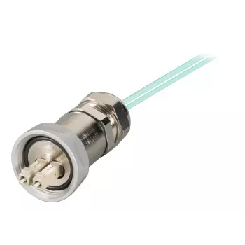 EFB Elektronik IP67 kabelgenomföring M25 LC-duplex kontakt till LC-duplex kontakt OM3 5 m