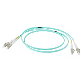 EFB Elektronik IPL-DR-LCULCU-3-1000 fiberoptisk patchkabel, OM3, LC/UPC till LC/UPC, duplex, 10 m, LSZH, inomhus