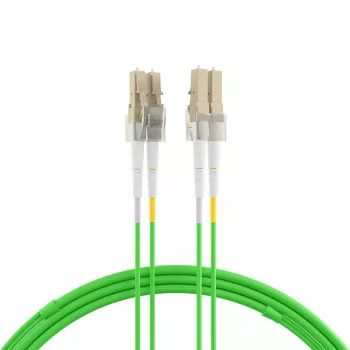 EFB Elektronik IPL-DR-LCULCU-5-1000 duplex patchkabel OM5 LC/UPC till LC/UPC 10 m LSZH limegrön