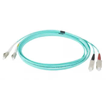 EFB Elektronik IPL-DR-LCUSCU-3-0200 2 m OM3 LC-SC duplex fiberoptisk patchkabel