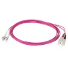 EFB Elektronik IPL-DR-LCUSCU-4-0100 - 1 m - I-V(ZN) H - OM4 - LC - SC