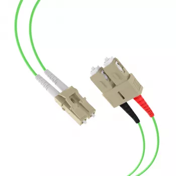 EFB Elektronik IPL-DR-LCUSCU-5-0300 OM5 fiberoptisk patchkabel LC-SC 3 m LSZH limegrön