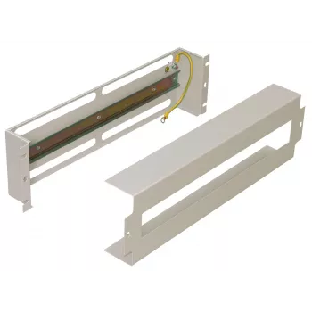 EFB-Elektronik 19 inch 3U strömfördelning / skyddskapsling, RAL 9005 djupsvart