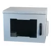 EFB Elektronik 19 inch väggskåp IP55 9U glasdörr djup 600 mm RAL7035