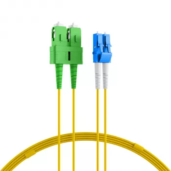 EFB Elektronik duplexjumper LC-SC/APC 9/125µm OS2 LSZH gul 2,0 mm 35 m