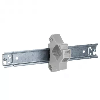 EFB Elektronik keystone-modulhållare 1 port, för DIN-skena i fördelningsdosor, plast, vit (RAL 9010)