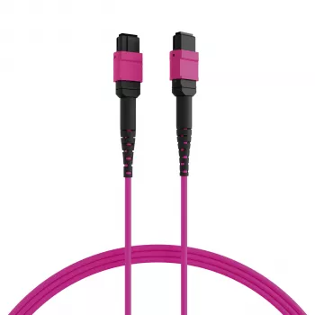 EFB ELEKTRONIK MPO-PLUS(F)-MPO-PLUS(F) patchkabel OM4 12 fibrer typ B LSZH Heather Violet 2m
