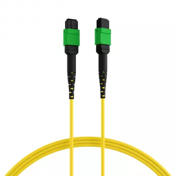 EFB ELEKTRONIK MPO-PLUS/APC(F)-MPO-PLUS/APC(F) patchkabel OS2 8 fibrer typ B LSZH gul 10m