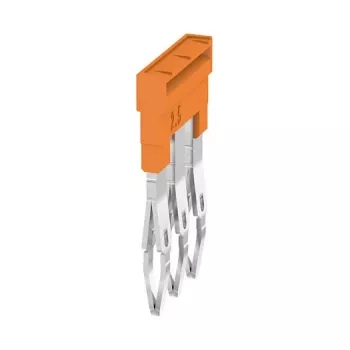 Weidmüller ZQV 2.5N 3 tvärförbindare, A-serien, 2,5 mm², 3-polig, orange