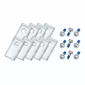 Bosch VISIMOW18V reservbladsset (3 blad) - äkta tillbehör för batterigräsklippare