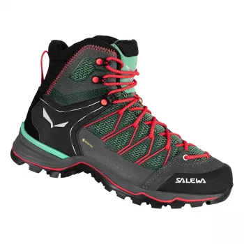 Salewa Mountain Trainer Lite Mid GTX dam vandringskängor - Cactus/Fluo Coral - EU 40.5