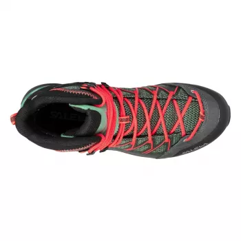 Salewa Mountain Trainer Lite Mid GTX dam vandringskängor - Cactus/Fluo Coral - EU 40.5