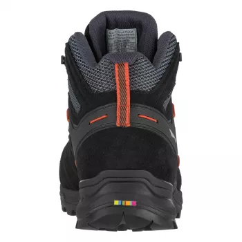 SALEWA Alp Mate Mid WP vandringsskor, Black Out/Fluo Orange, UK 7.5 (EU 41)