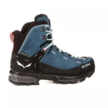 Salewa MTN Trainer 2 Mid GTX damvandringsskor, Red Dahlia/svart, UK 5 (EU 38)