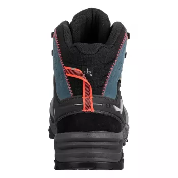 SALEWA Alp Trainer 2 Mid GTX vandringskängor för dam - Java Blue/Fluo Coral - UK 6 (EU 39)