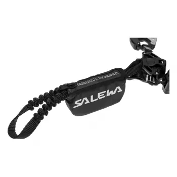 SALEWA Ergo Lanyard zip-black utdragbar lanyard