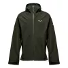 Salewa Puez Aqua 4 PTX 2.5L regnjacka - Dark Olive (storlek S)