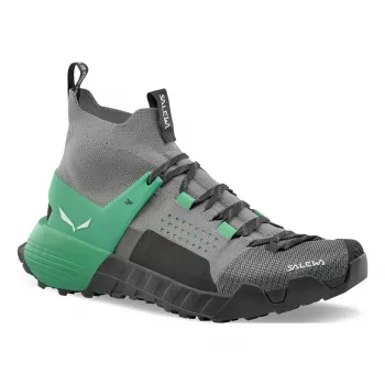 SALEWA Wildfire NXT Knit dam approach-skor - Alloy/Irish Green - UK 5.5 (EU 38.5)