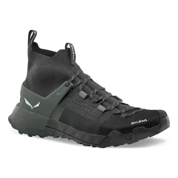 Salewa Wildfire NXT Knit dam-approachskor - Onyx/Dark Olive - UK 6.5 (EU 40)