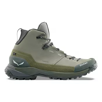 SALEWA Puez Leather Mid PTX Hiking Boots Shadow UK 7