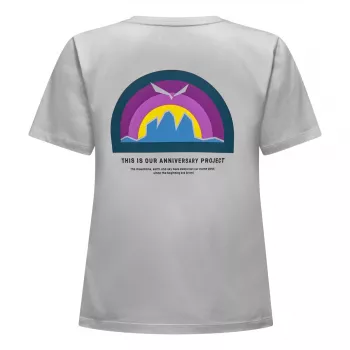 SALEWA dam Eagle Anniversary Tee - Optical White