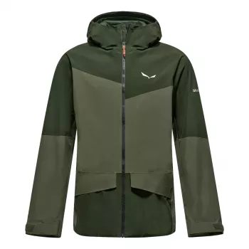 Salewa Puez Gtx 2L Epe Jacket - Dark Olive (storlek S)