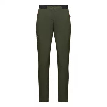 Salewa Pedroc 5 Dst Pant dam softshellbyxa - Dark Olive, storlek S