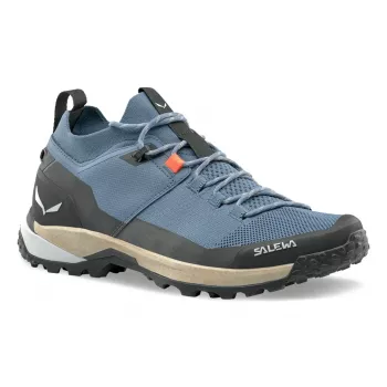 Salewa Puez 2 Knit PTX vandringsskor - Java Blue/svart, storlek 44